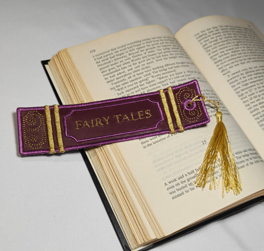 Faux Leather Bookend Bookmark