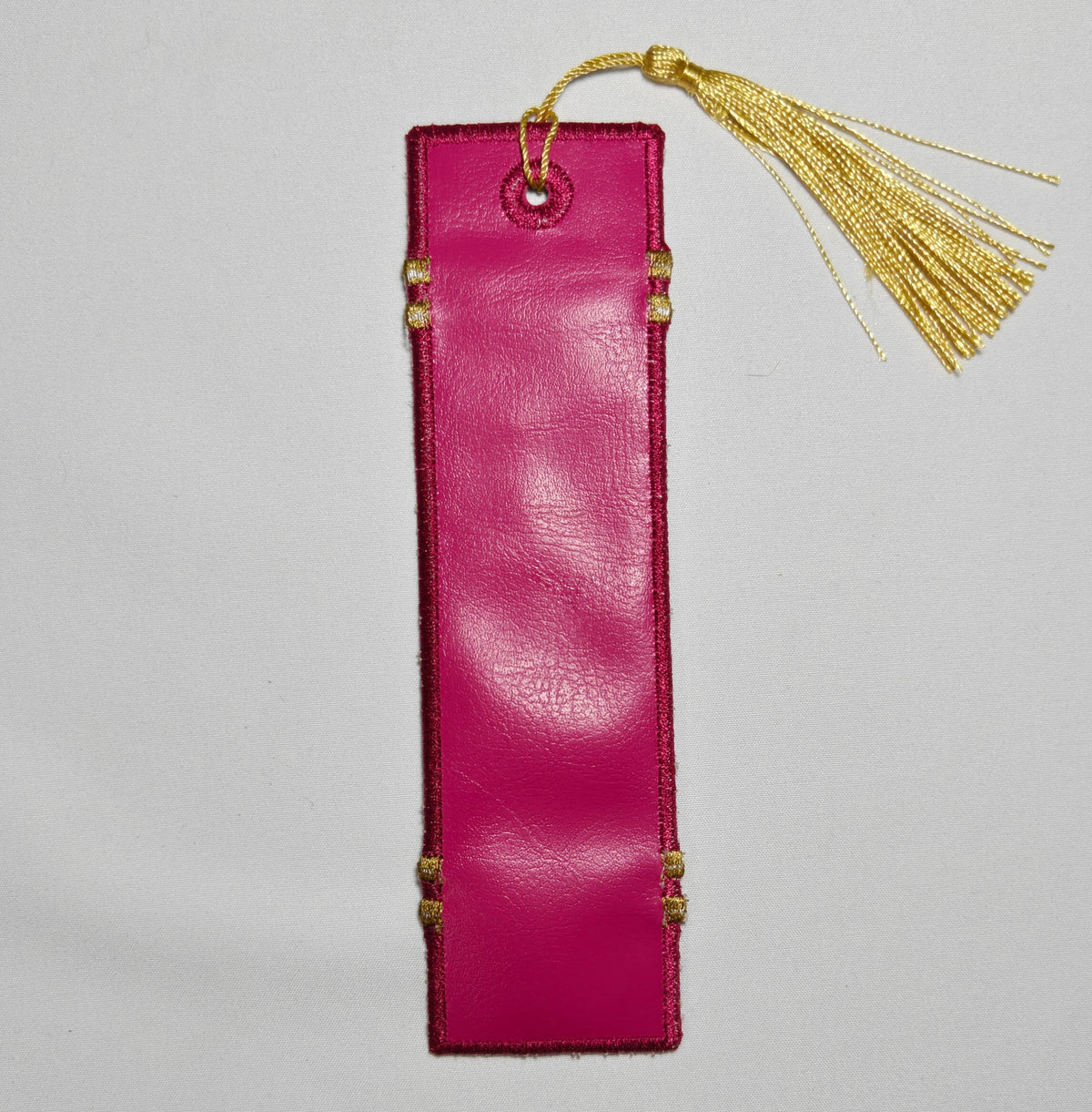 Faux Leather Bookend Bookmark