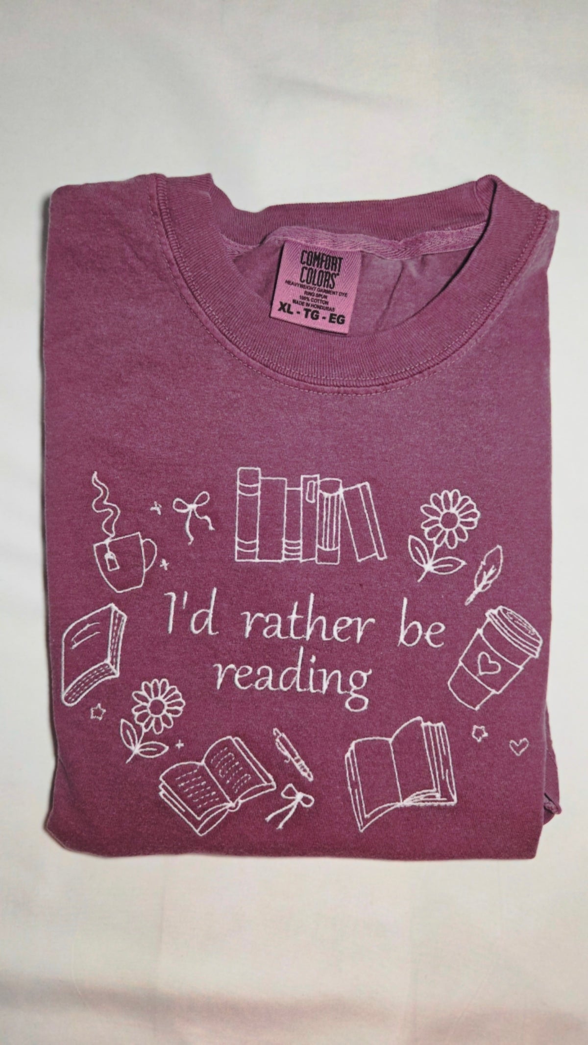 I'd Rather Be Reading Tee