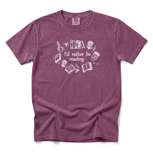I'd Rather Be Reading Tee
