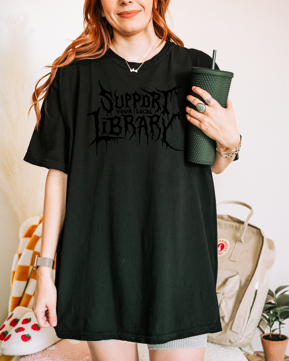 Support Your Local Library Tee